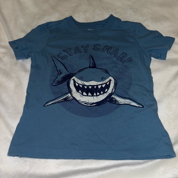 Vibrant Blue and Orange Short Sleeve Tees with Sporty Graphics - Picture 4 of 5